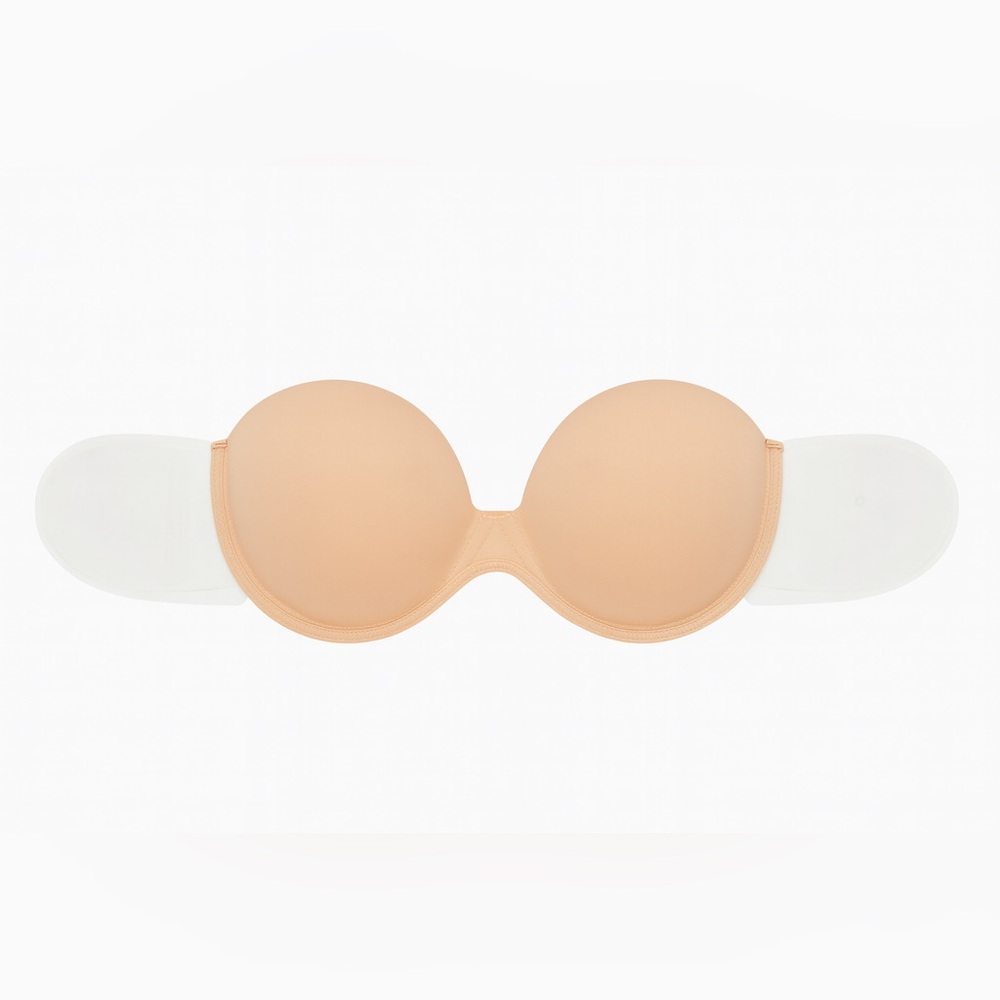 Nude Strapless Adhesive Bra Size C Backless Invisible Bra